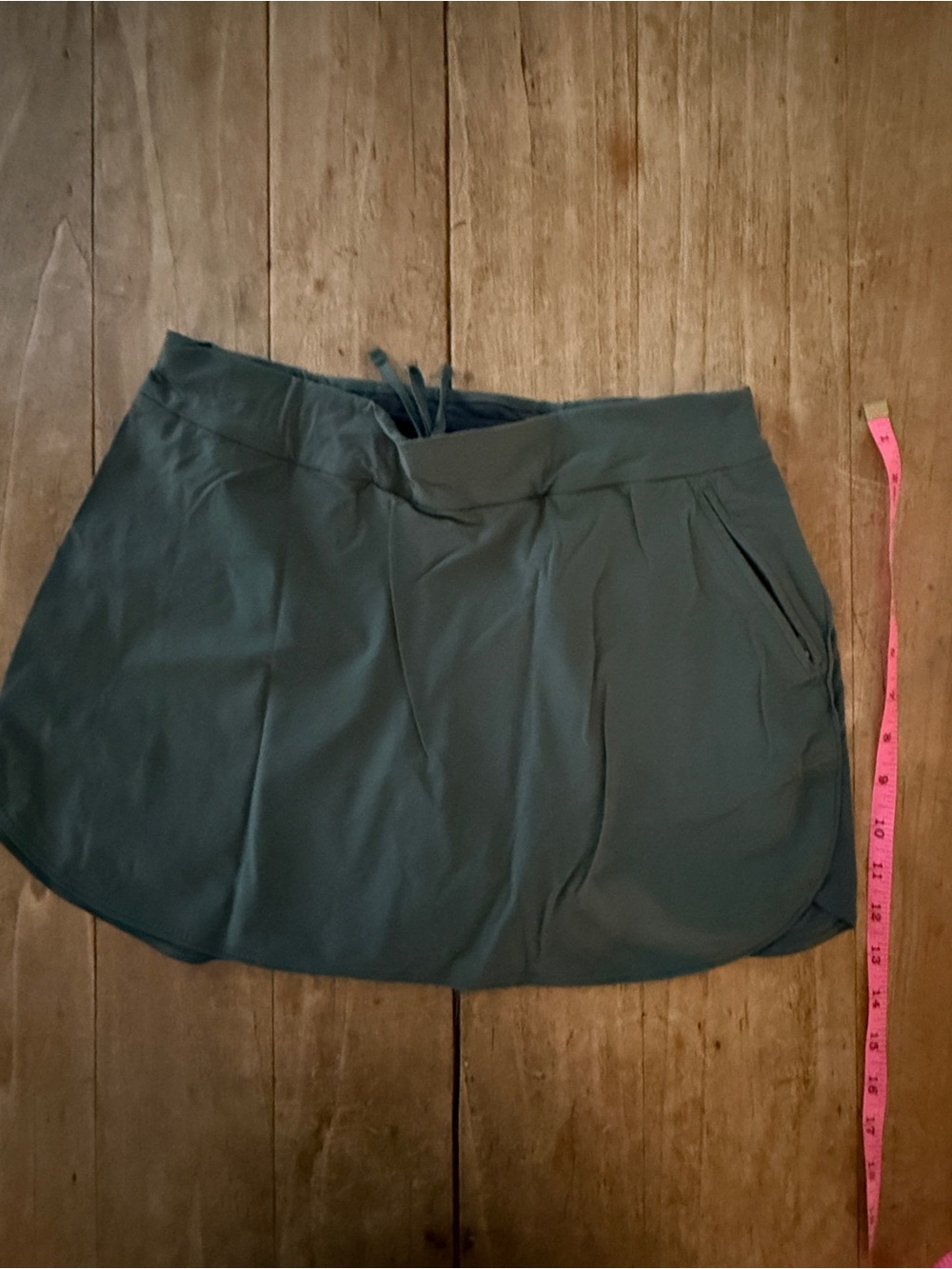 Outdoor Voices green athletic skort